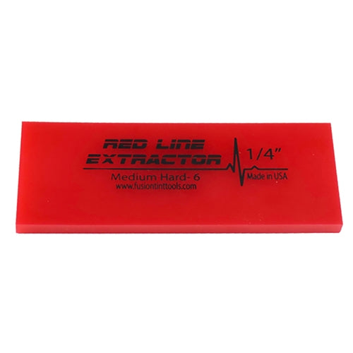 5 RED LINE EXTRACTOR 3/8” THICK NO BEVEL SQUEEGEE BLADE